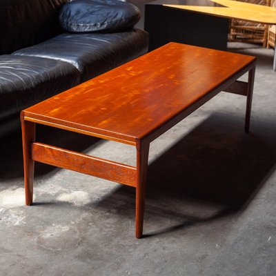 Mid-Century Danish Extendable Coffee Table in Teak by Illum Wikkelso for Koefoeds Mobelfabrik, 1960s-QVY-1818637