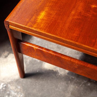 Mid-Century Danish Extendable Coffee Table in Teak by Illum Wikkelso for Koefoeds Mobelfabrik, 1960s-QVY-1818637