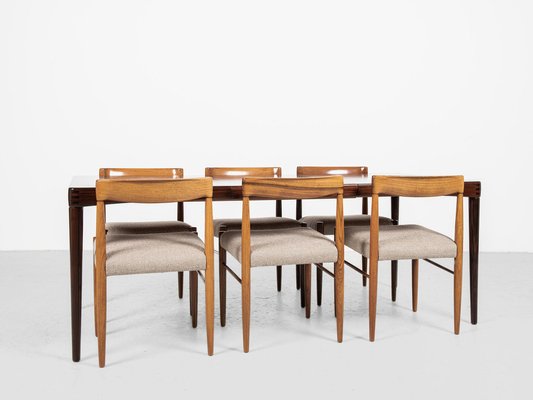 Mid-Century Danish Extendable Dining Table in Rosewood attributed to HW Klein for Bramin, 1960s-MF-1765679