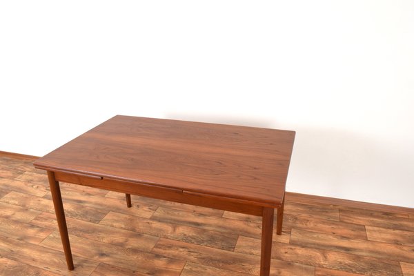 Mid-Century Danish Extendable Dining Table in Teak, 1960s-LOT-2032077