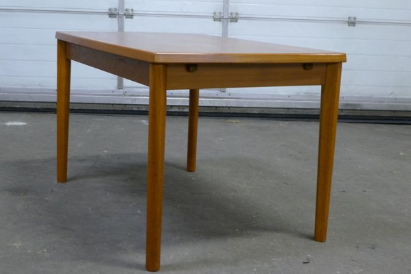 Mid-Century Danish Extendable Dining Table with Concealed Panels in Teak from Grete Jalk for Glostrup, 1960s-VRE-832665