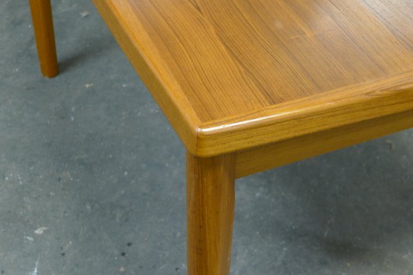 Mid-Century Danish Extendable Dining Table with Concealed Panels in Teak from Grete Jalk for Glostrup, 1960s-VRE-832665