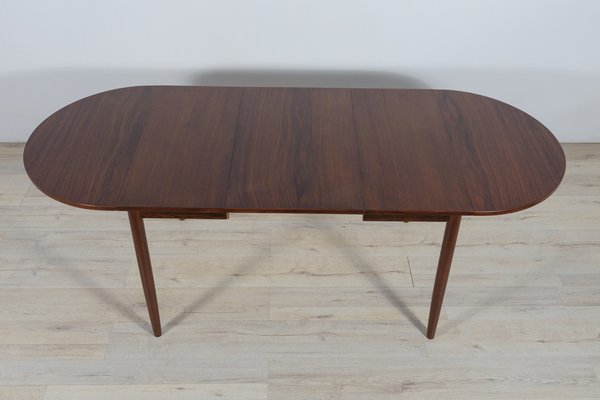 Mid-Century Danish Extendable Rosewood Dining Table, 1960s-NIT-1332618