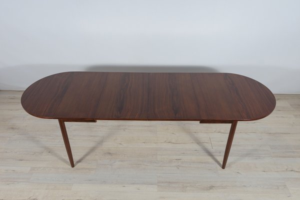 Mid-Century Danish Extendable Rosewood Dining Table, 1960s-NIT-1332618