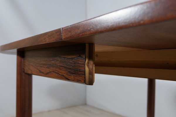 Mid-Century Danish Extendable Rosewood Dining Table, 1960s-NIT-1332618