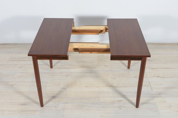 Mid-Century Danish Extendable Rosewood Dining Table, 1960s-NIT-1332618