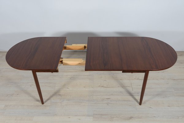 Mid-Century Danish Extendable Rosewood Dining Table, 1960s-NIT-1332618