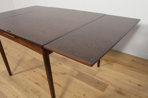 Mid-Century Danish Extendable Rosewood Dining Table, Denmark, 1960s-NIT-2017124