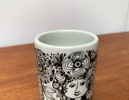 Mid-Century Danish Flora Vase by Bjørn Wiinblad for Nymölle Denmark, 1960s-UAH-1340497