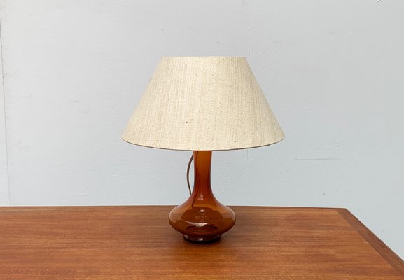 Mid-Century Danish Glass Table Lamp from Holmegaard-UAH-1035017