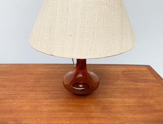 Mid-Century Danish Glass Table Lamp from Holmegaard-UAH-1035017