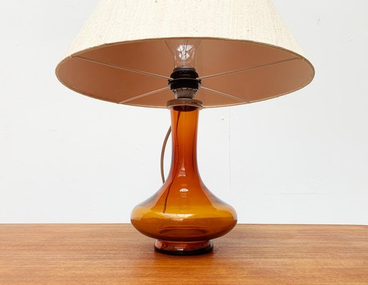 Mid-Century Danish Glass Table Lamp from Holmegaard-UAH-1035017