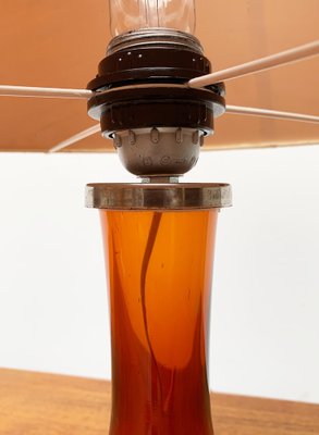 Mid-Century Danish Glass Table Lamp from Holmegaard-UAH-1035017