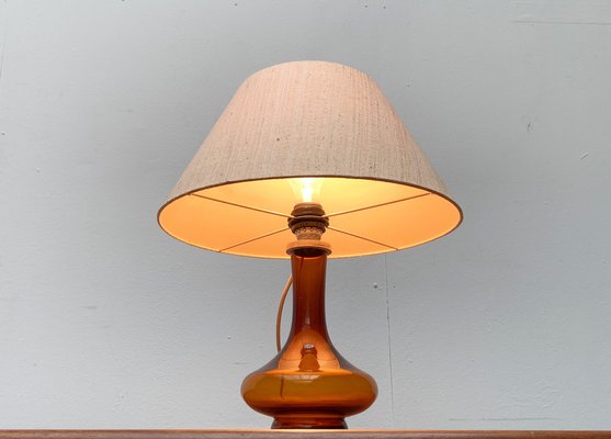 Mid-Century Danish Glass Table Lamp from Holmegaard-UAH-1035017