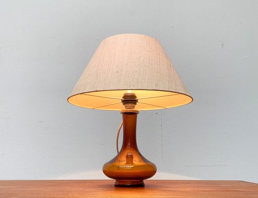 Mid-Century Danish Glass Table Lamp from Holmegaard-UAH-1035017