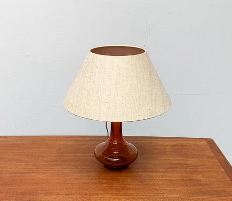 Mid-Century Danish Glass Table Lamp from Holmegaard-UAH-1035017