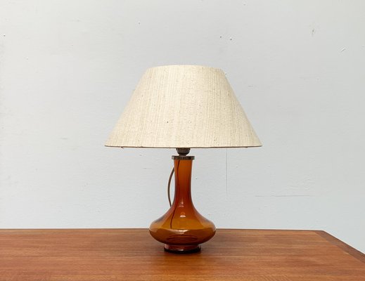 Mid-Century Danish Glass Table Lamp from Holmegaard-UAH-1035017