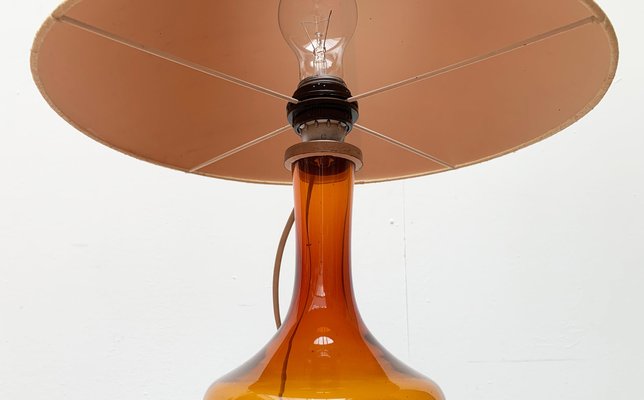 Mid-Century Danish Glass Table Lamp from Holmegaard-UAH-1035017