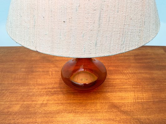 Mid-Century Danish Glass Table Lamp from Holmegaard-UAH-1035017