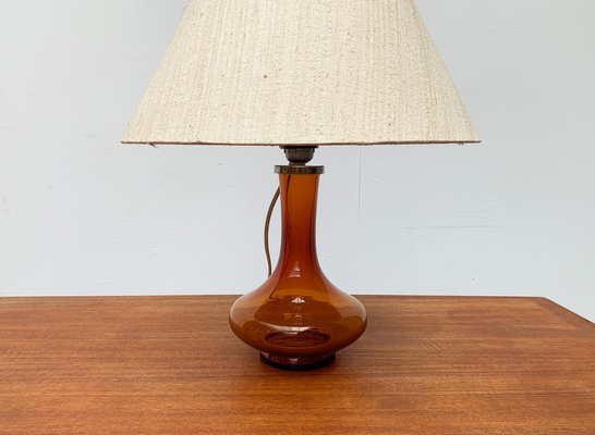 Mid-Century Danish Glass Table Lamp from Holmegaard-UAH-1035017