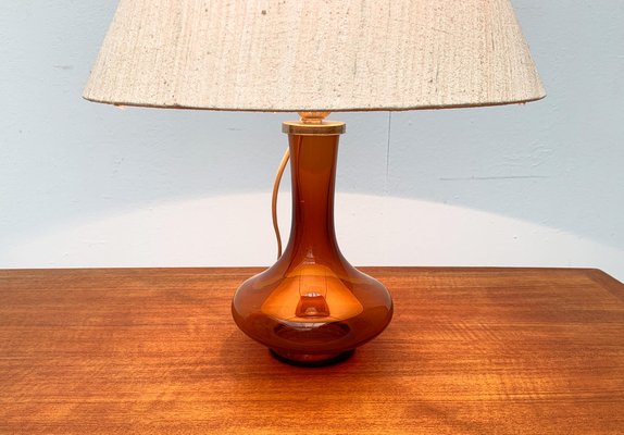 Mid-Century Danish Glass Table Lamp from Holmegaard-UAH-1035017