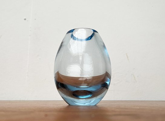 Mid-Century Danish Hellas Series Glass Vase by Per Lütken for Holmegaard, 1960s-UAH-1760250