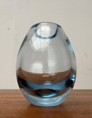 Mid-Century Danish Hellas Series Glass Vase by Per Lütken for Holmegaard, 1960s-UAH-1760250