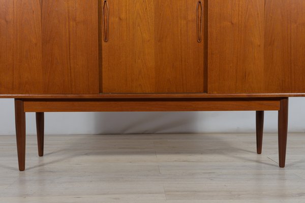 Mid-Century Danish High Sideboard in Teak, 1960s-NIT-1397571