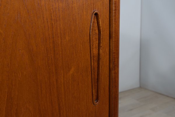 Mid-Century Danish High Sideboard in Teak, 1960s-NIT-1397571