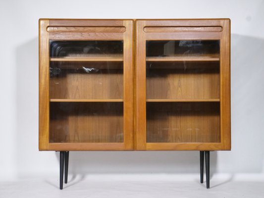 Mid-Century Danish Illuminated Showcase Cabinet in Teak, 1960s-LVS-1368392