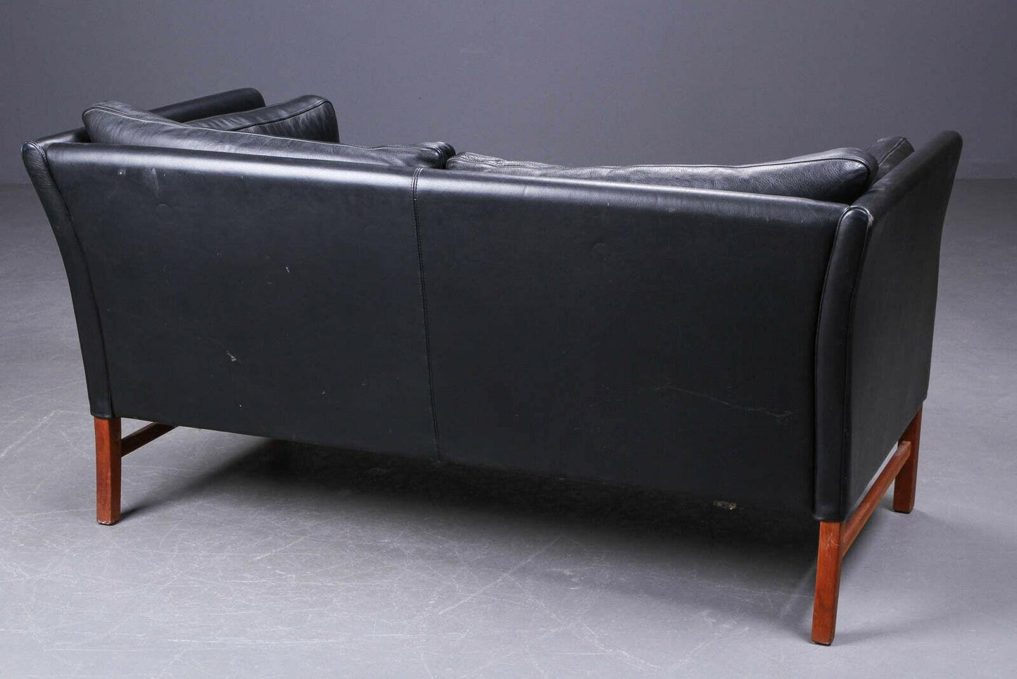 Mid-Century Danish Leather 2-Seat Sofa by Georg Thams, 1968