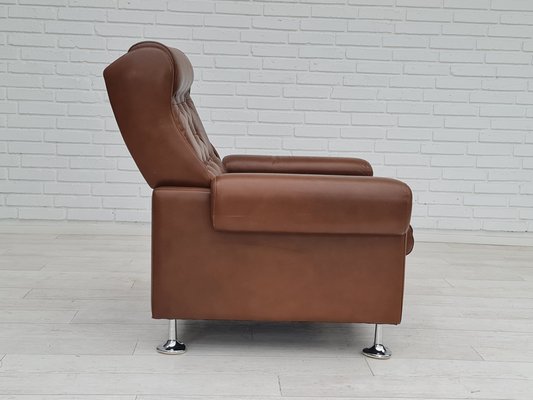 Mid-Century Danish Leather Armchair, 1970s-TMW-1414879