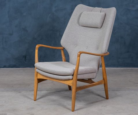 Mid-Century Danish Lounge Chair by Madsen & Schübel, 1950s-ZGQ-776357