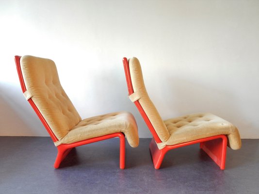 Mid-Century Danish Lounge Chairs from Cado, Set of 2-NV-551974