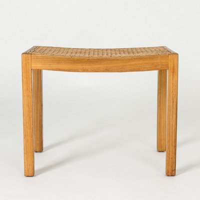 Mid-Century Danish Mahogany Stool, 1950s-NL-1756203