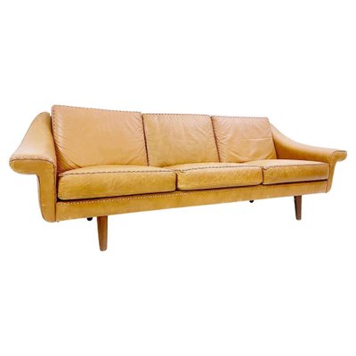 Mid-Century Danish Matador Sofa in Cognac Leather by Aage Christiansen-FGA-1249628