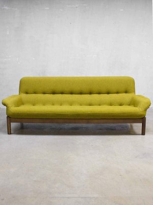 Mid-Century Danish Mellow Yellow Sofa-BW-1261467