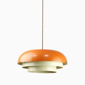 Mid-Century Danish Metal Cascade Pendant Lamp-HGJ-1438641