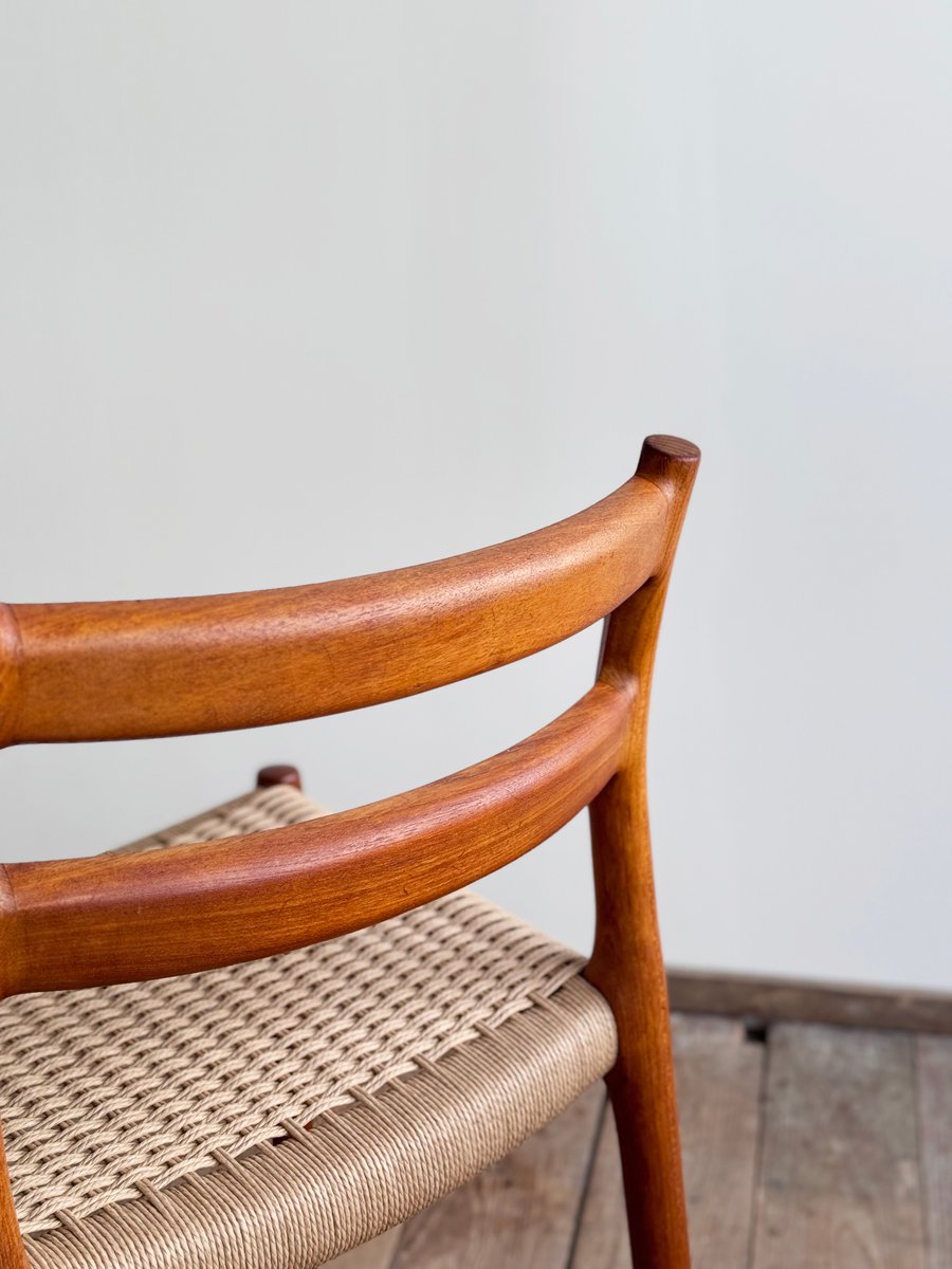 Mid-Century Danish Model 84 Chair in Teak by Niels O. Møller for J.L. Moller, 1950