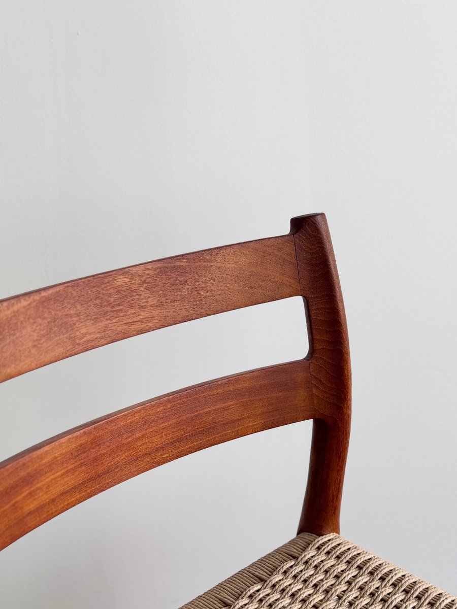 Mid-Century Danish Model 84 Chair in Teak by Niels O. Møller for J.L. Moller, 1950