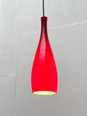 Mid-Century Danish Model Bang Glass Pendant Lamp by Jacob E. Bang for Fog & Mørup and Holmegaard, 1960s-UAH-2016291