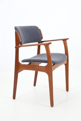 Mid-Century Danish Modern Chairs in Teak by Erik Buch, 1970s, Set of 4-NIX-1763086