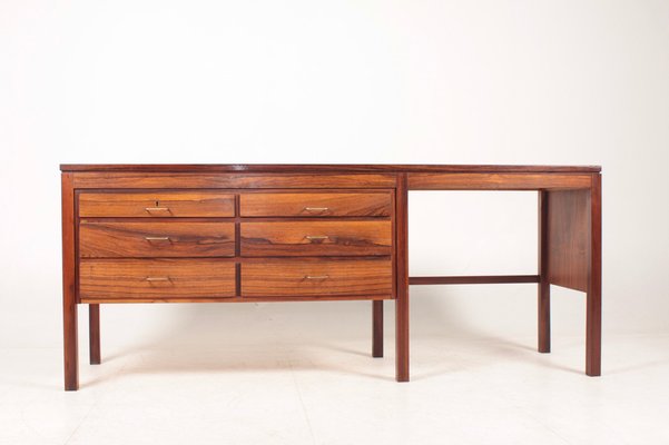 Mid-Century Danish Modern Desk in Rosewood, 1960s-FK-1133226