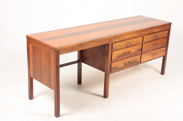 Mid-Century Danish Modern Desk in Rosewood, 1960s-FK-1048009