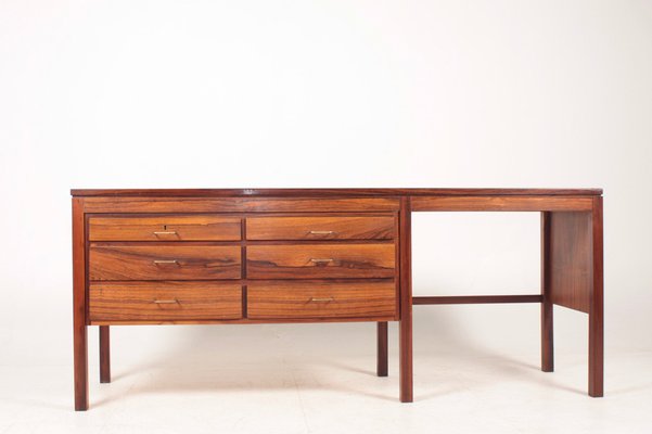 Mid-Century Danish Modern Desk in Rosewood, 1960s-FK-1133226