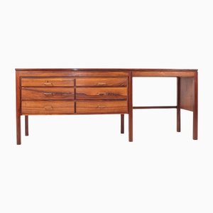 Mid-Century Danish Modern Desk in Rosewood, 1960s-FK-1133226