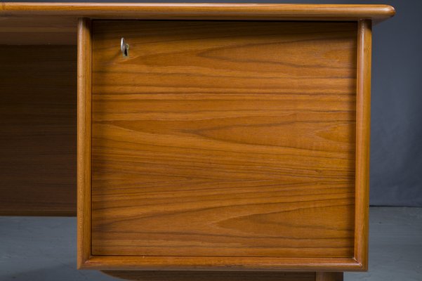 Mid-Century Danish Modern Desk Teak by Svend Madsen for Falster, 1970s-ZZH-1368546