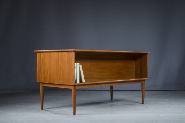 Mid-Century Danish Modern Desk Teak by Svend Madsen for Falster, 1970s-ZZH-1368546