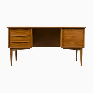 Mid-Century Danish Modern Desk Teak by Svend Madsen for Falster, 1970s-ZZH-1368546