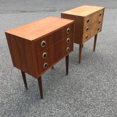 Mid-Century Danish Modern Dressers, 1960s, Set of 2-MXB-1240020